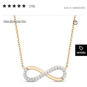 Hallmark Two-Tone Infinity Necklace
